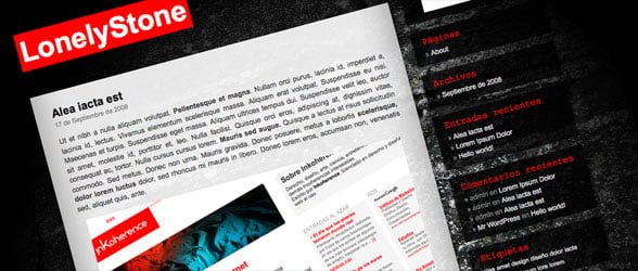 LonelyStone Wordpress Theme