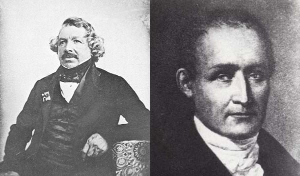 Louis Daguerre y Joseph Nicephore Nièpoce