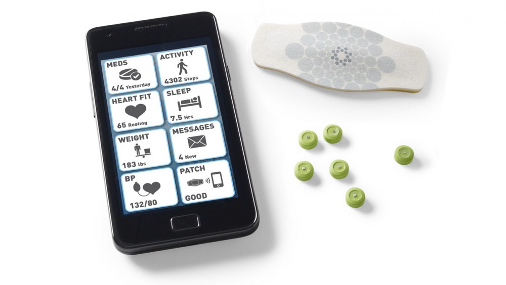 Tecnología de Proteus: píldora, sensor y smartphone