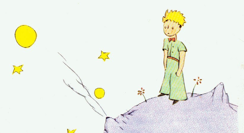 El Principito. Ilustración original del autor, Antoine de Saint-Exupéry