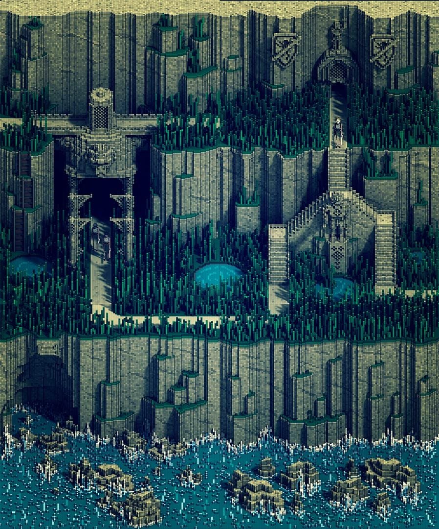 sircarma-acantilado-voxel-art