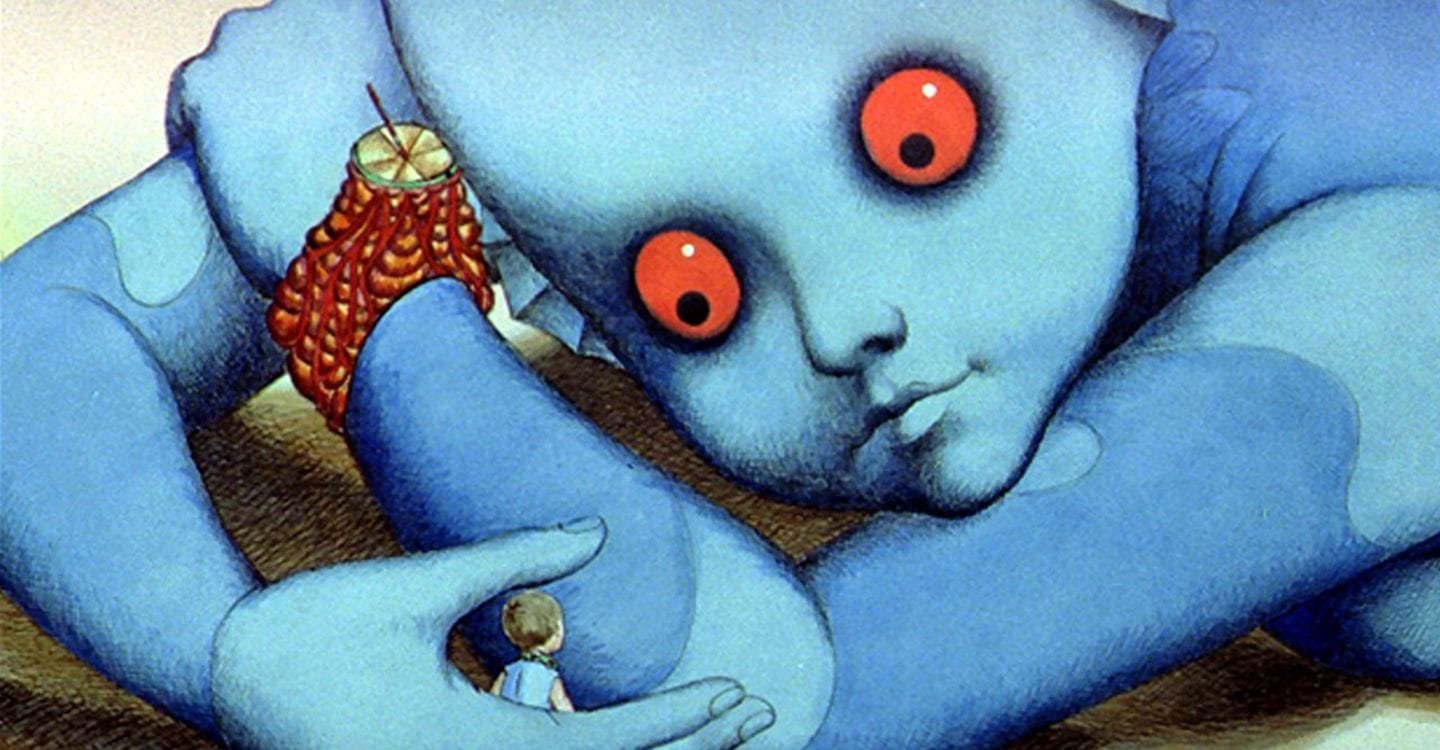 Fotograma de la película El planeta salvaje. Artículo en Cultura Bizarra.